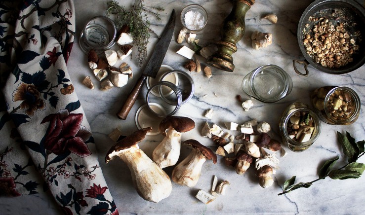 Porcini mushrooms jars | Infinite belly